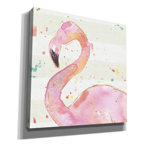 Image of 'Flamingo Fever III' by Anne Tavoletti, Canvas Wall Art