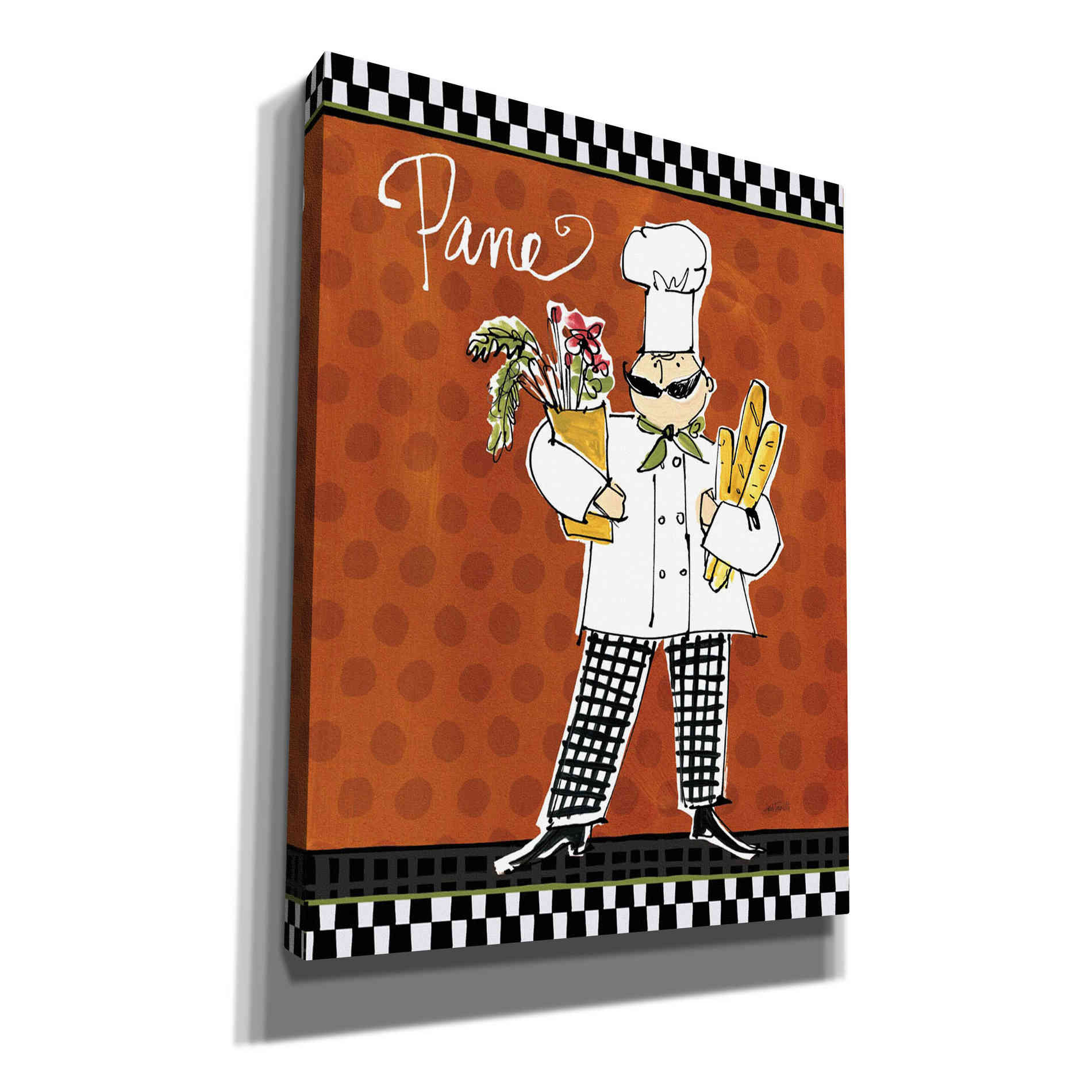 'Chefs on the Go III' by Anne Tavoletti, Canvas Wall Art
