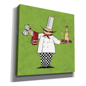 'Cafe Chef in Color' by Anne Tavoletti, Canvas Wall Art