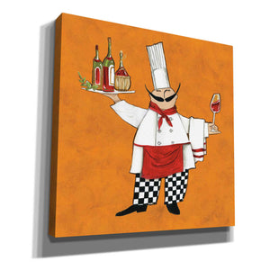 'Vino Chef in Color' by Anne Tavoletti, Canvas Wall Art