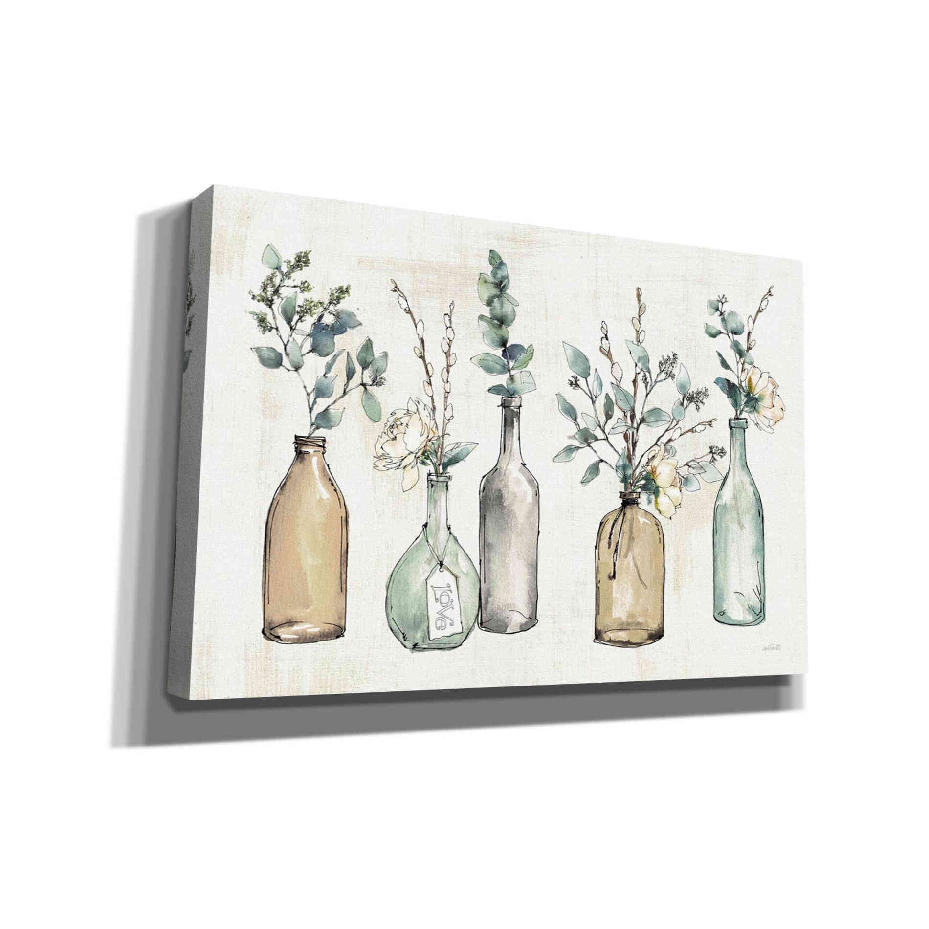 'Modern Farmhouse I with Love' by Anne Tavoletti, Canvas Wall Art