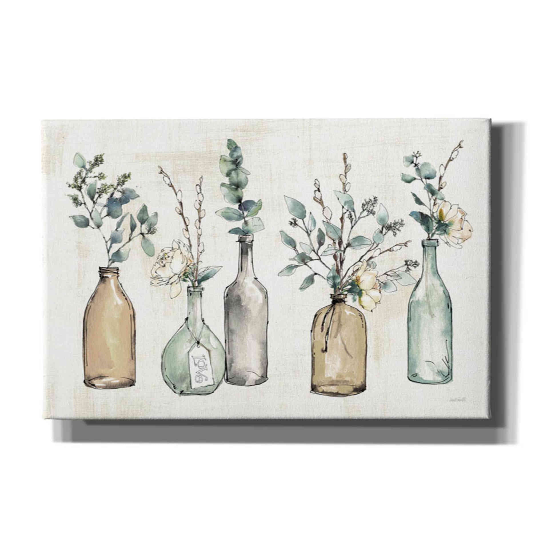 'Modern Farmhouse I with Love' by Anne Tavoletti, Canvas Wall Art