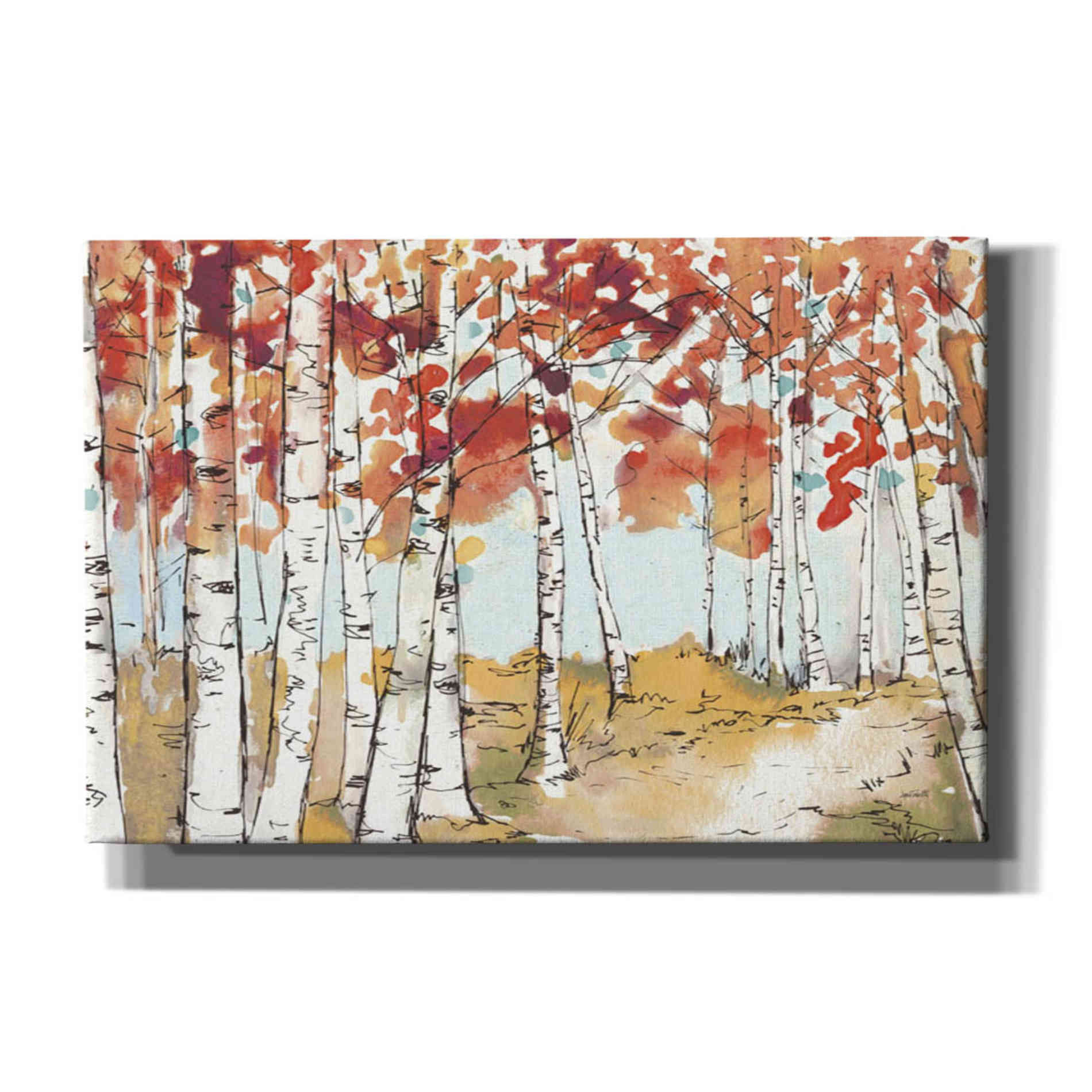 'Festive Foliage X' by Anne Tavoletti, Canvas Wall Art