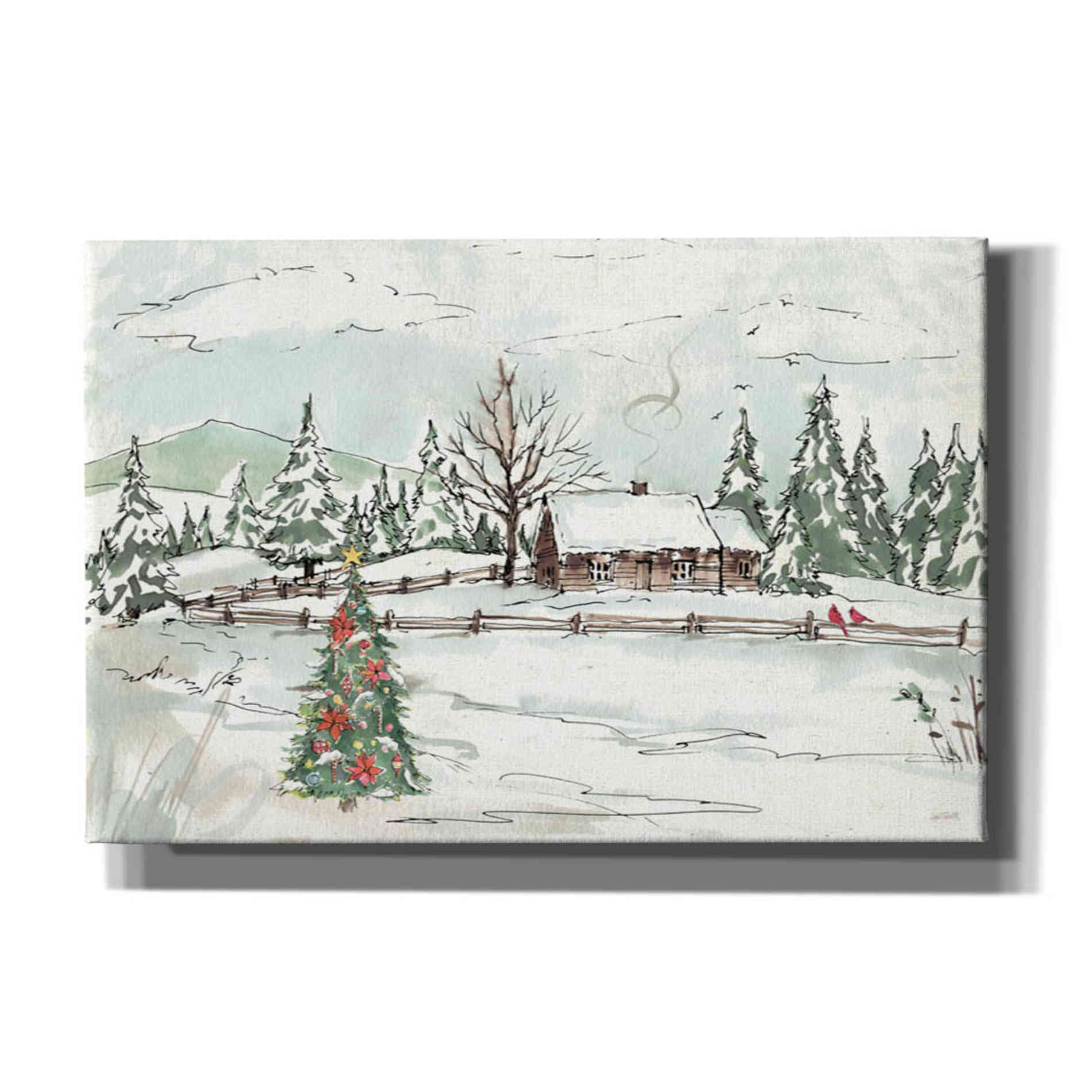 'Seasonal Charm X' by Anne Tavoletti, Canvas Wall Art