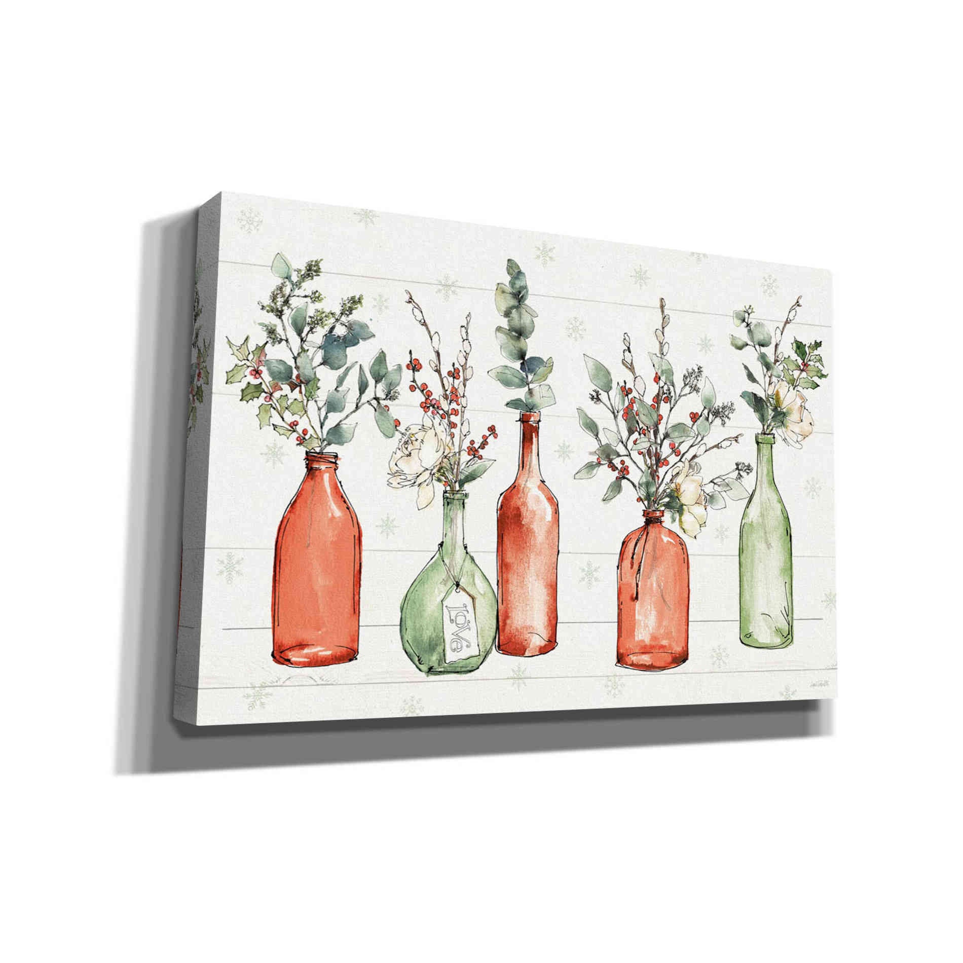 'Modern Farmhouse I Christmas' by Anne Tavoletti, Canvas Wall Art
