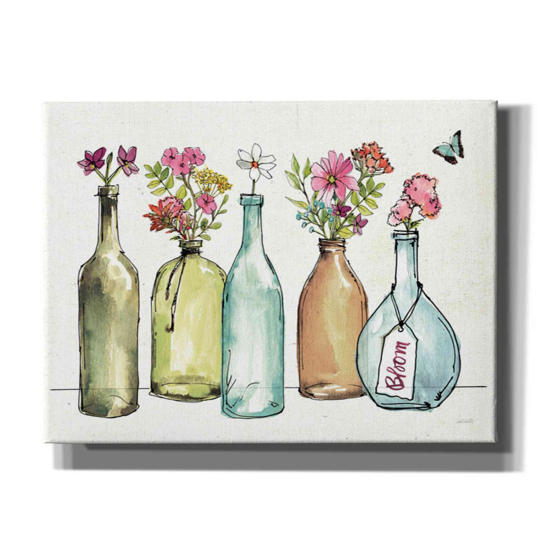 'Simply Petals IV' by Anne Tavoletti, Canvas Wall Art