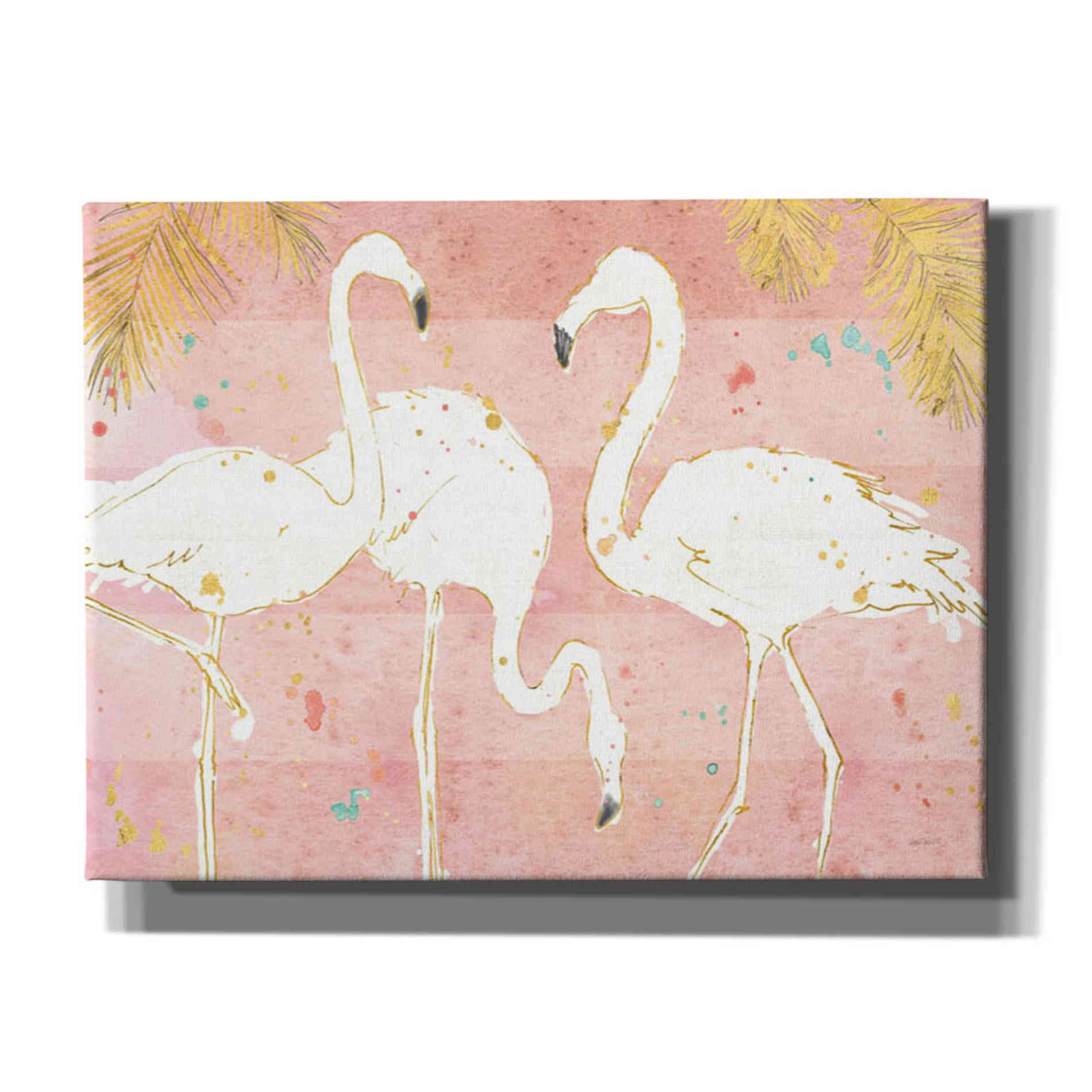 'Flamingo Fever IV' by Anne Tavoletti, Canvas Wall Art