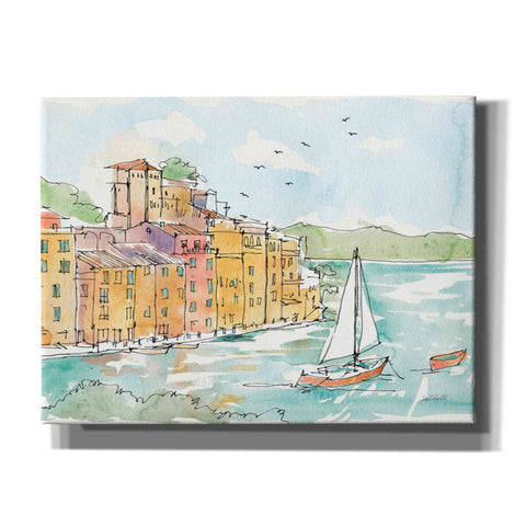 Image of 'Portofino II Crop' by Anne Tavoletti, Giclee Canvas Wall Art