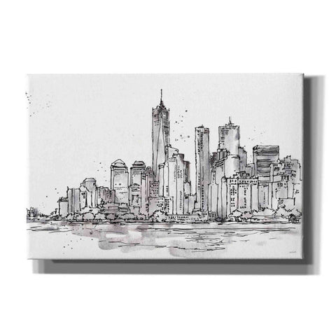 Image of 'Skyline Sketches I' by Anne Tavoletti, Canvas Wall Art
