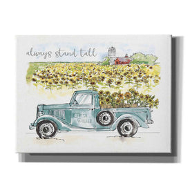 'Sunflower Fields V' by Anne Tavoletti, Canvas Wall Art