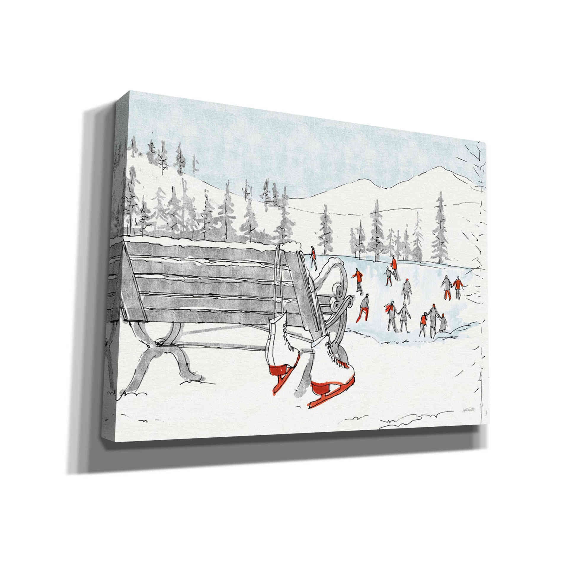 'Winter Fashion XI' by Anne Tavoletti, Canvas Wall Art