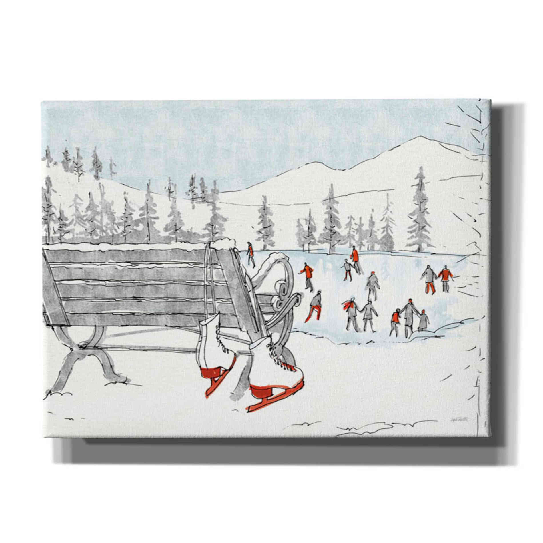 'Winter Fashion XI' by Anne Tavoletti, Canvas Wall Art