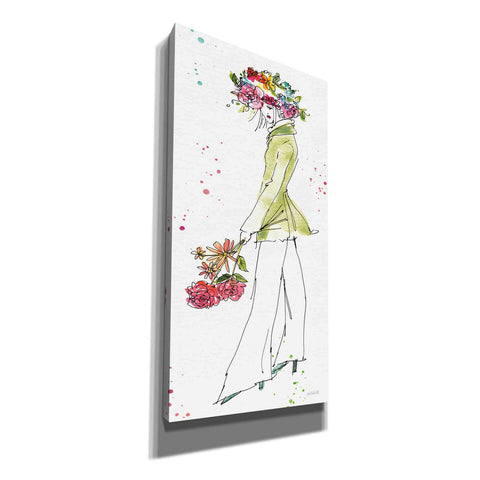 Image of 'Floral Figures VII' by Anne Tavoletti, Canvas Wall Art