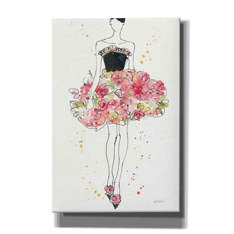 Image of 'Floral Fashion II' by Anne Tavoletti, Canvas Wall Art