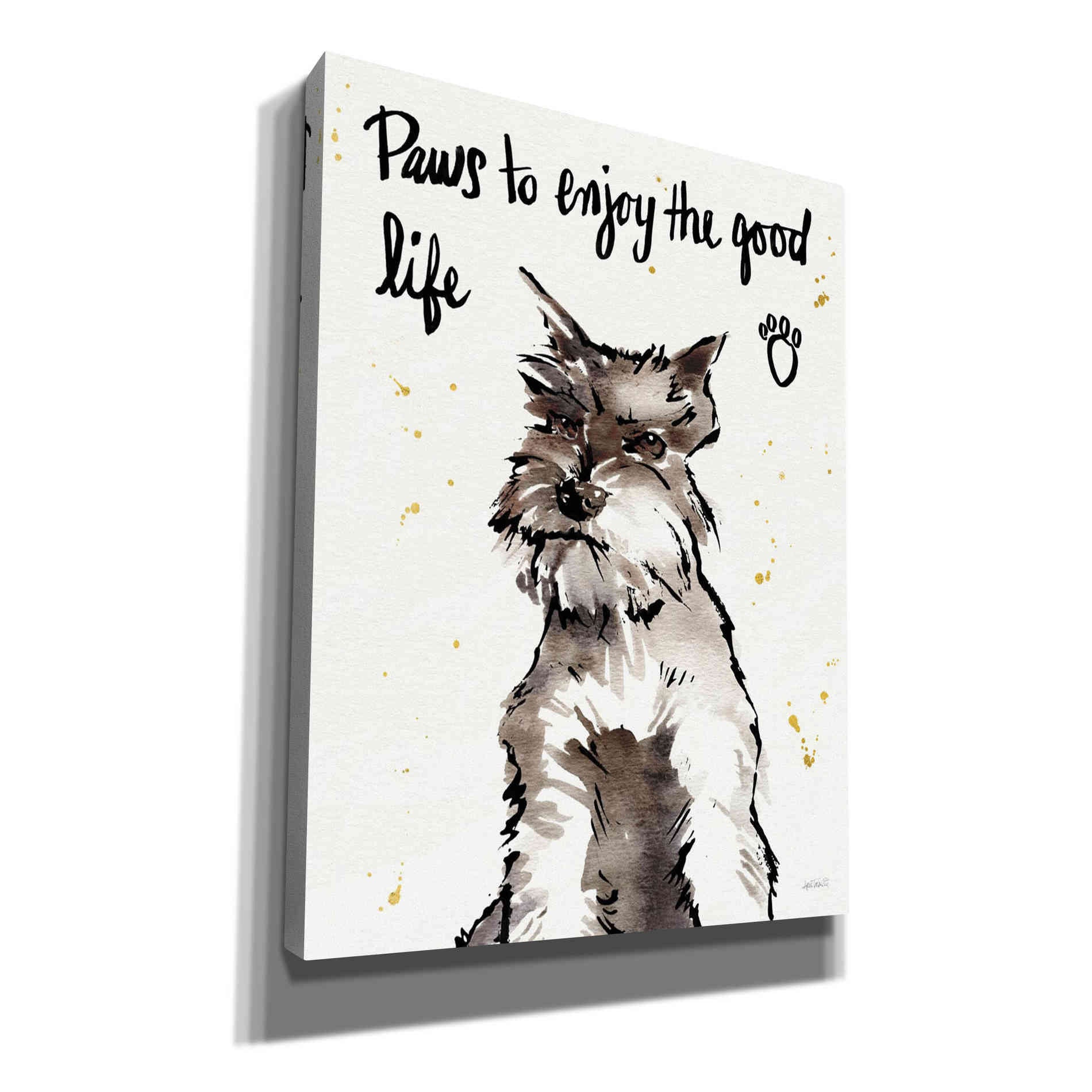 'Strike a Paws XIV' by Anne Tavoletti, Canvas Wall Art