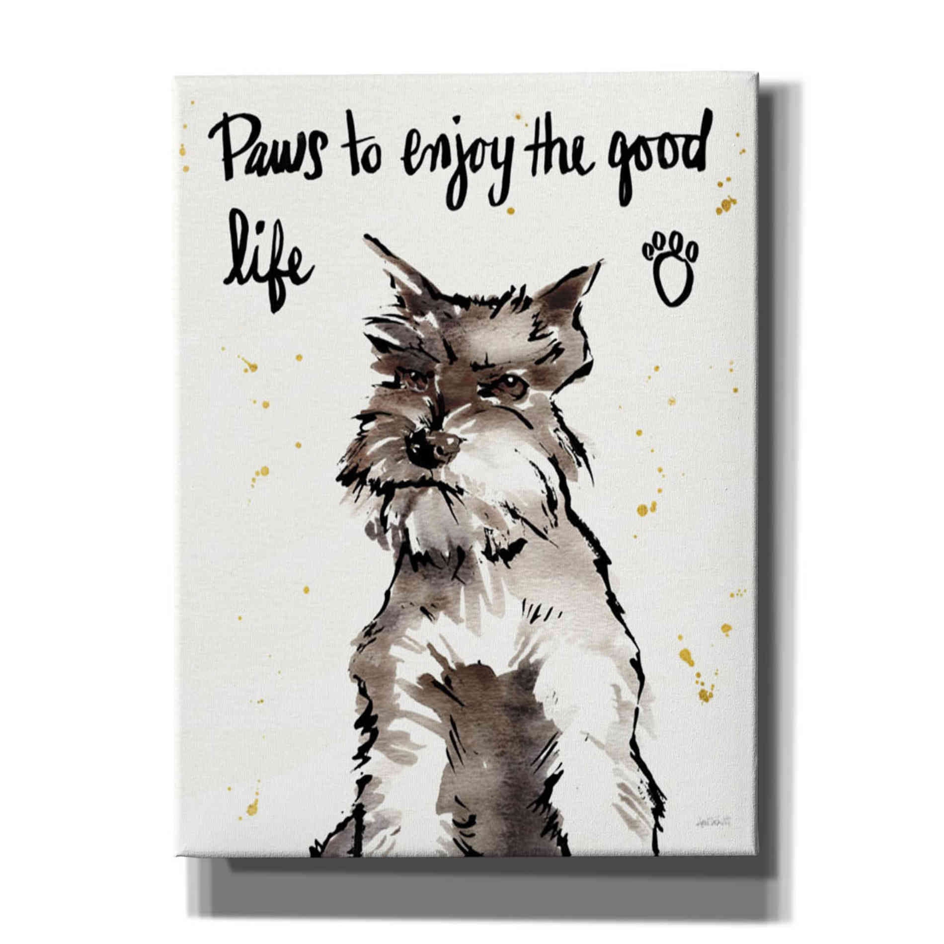 'Strike a Paws XIV' by Anne Tavoletti, Canvas Wall Art