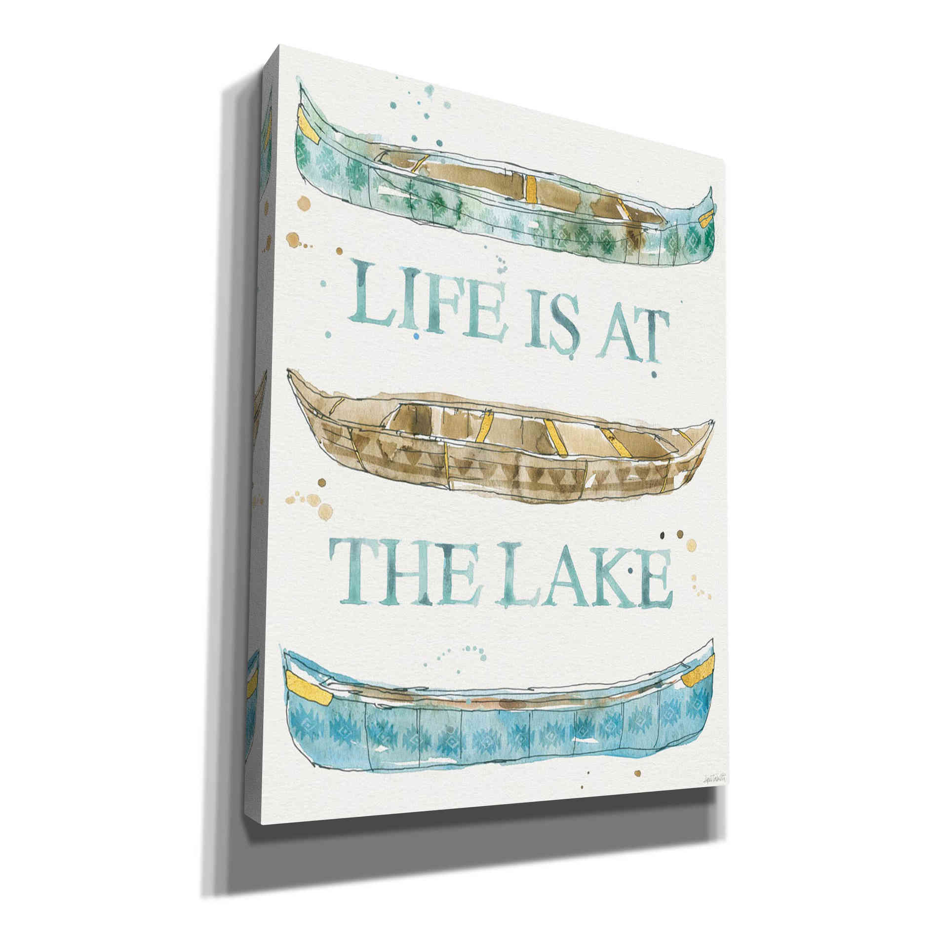 'Lakehouse IV' by Anne Tavoletti, Canvas Wall Art
