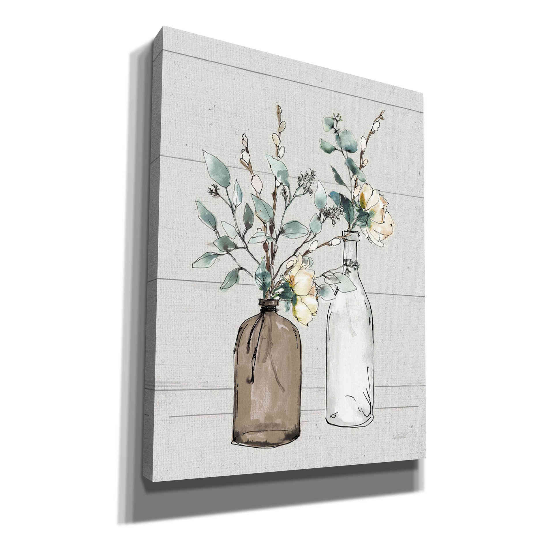 'Modern Farmhouse II Shiplap' by Anne Tavoletti, Canvas Wall Art