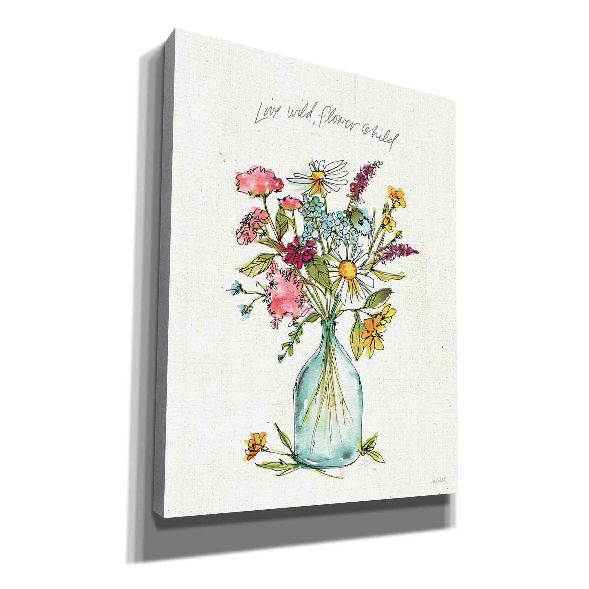 'Simply Petals II' by Anne Tavoletti, Canvas Wall Art