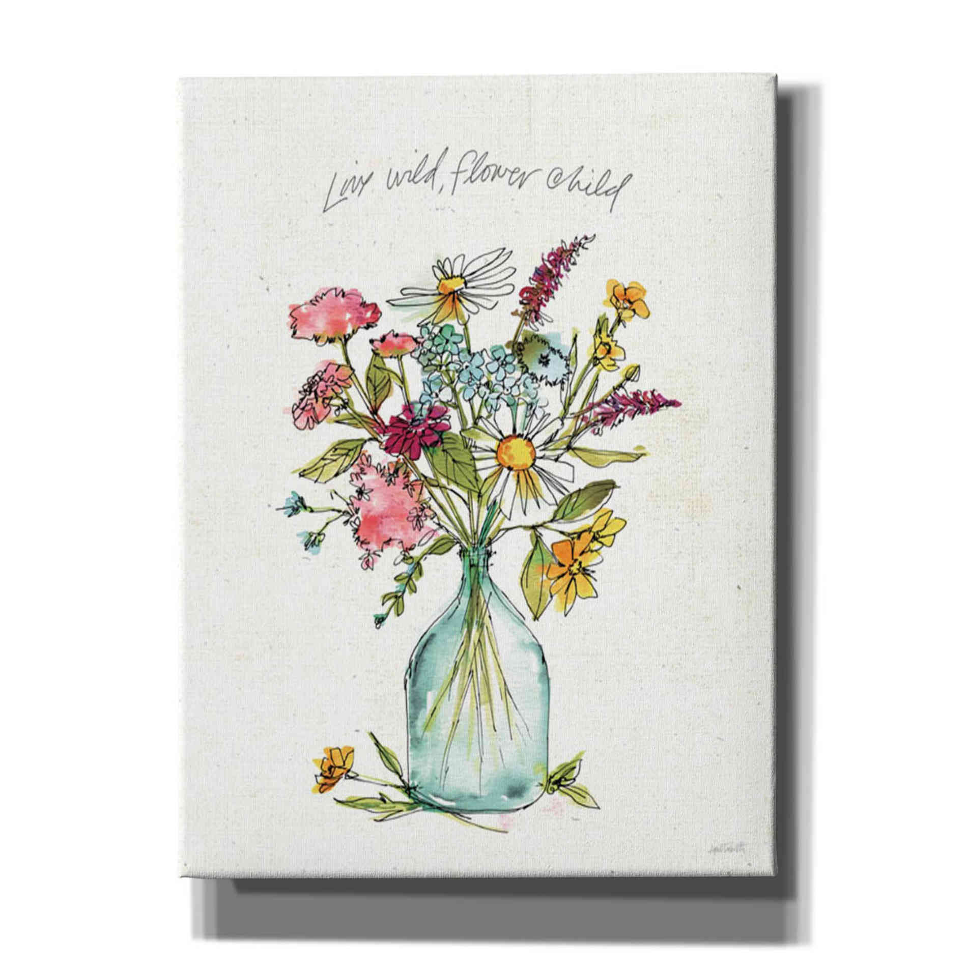 'Simply Petals II' by Anne Tavoletti, Canvas Wall Art