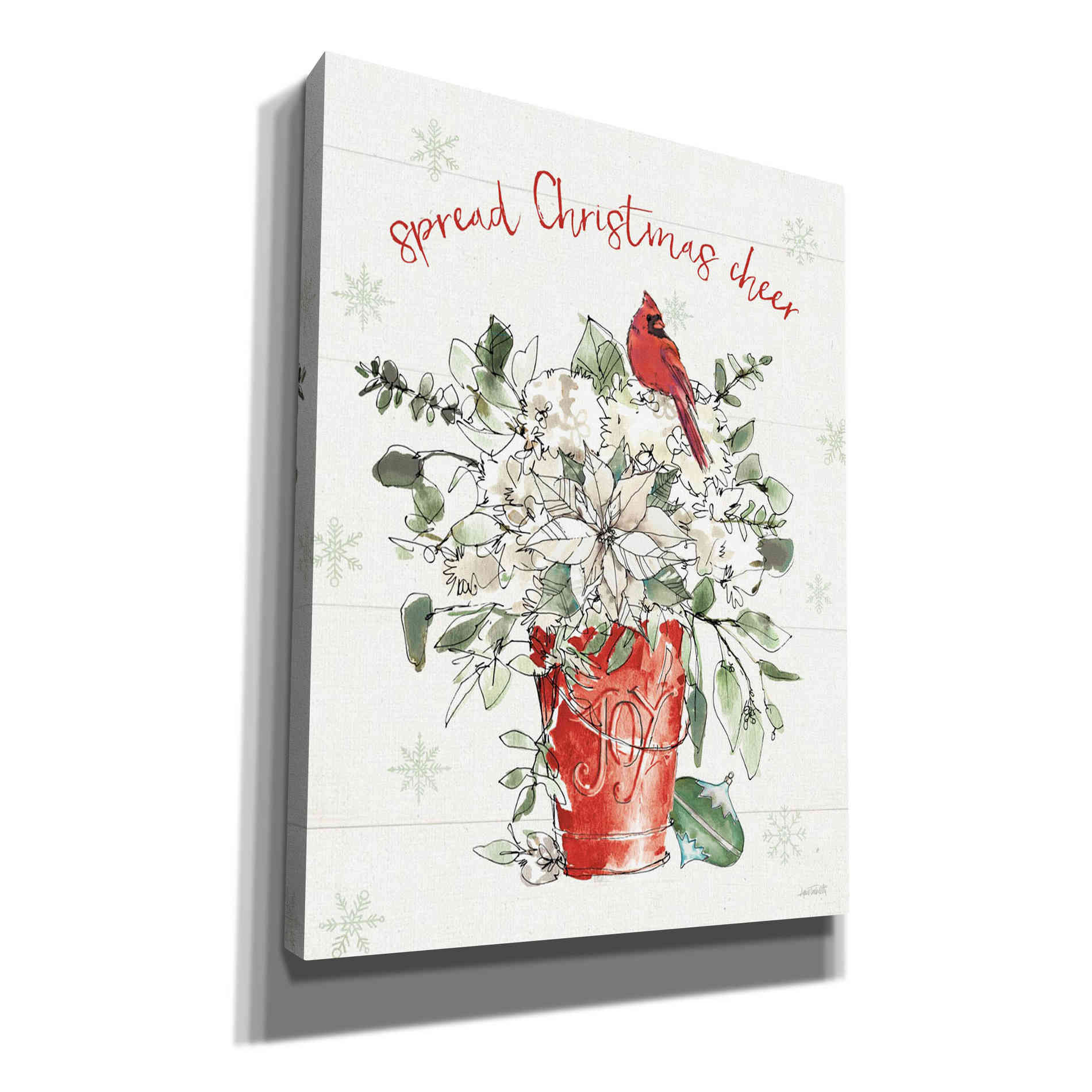 'Modern Farmhouse V Christmas' by Anne Tavoletti, Canvas Wall Art