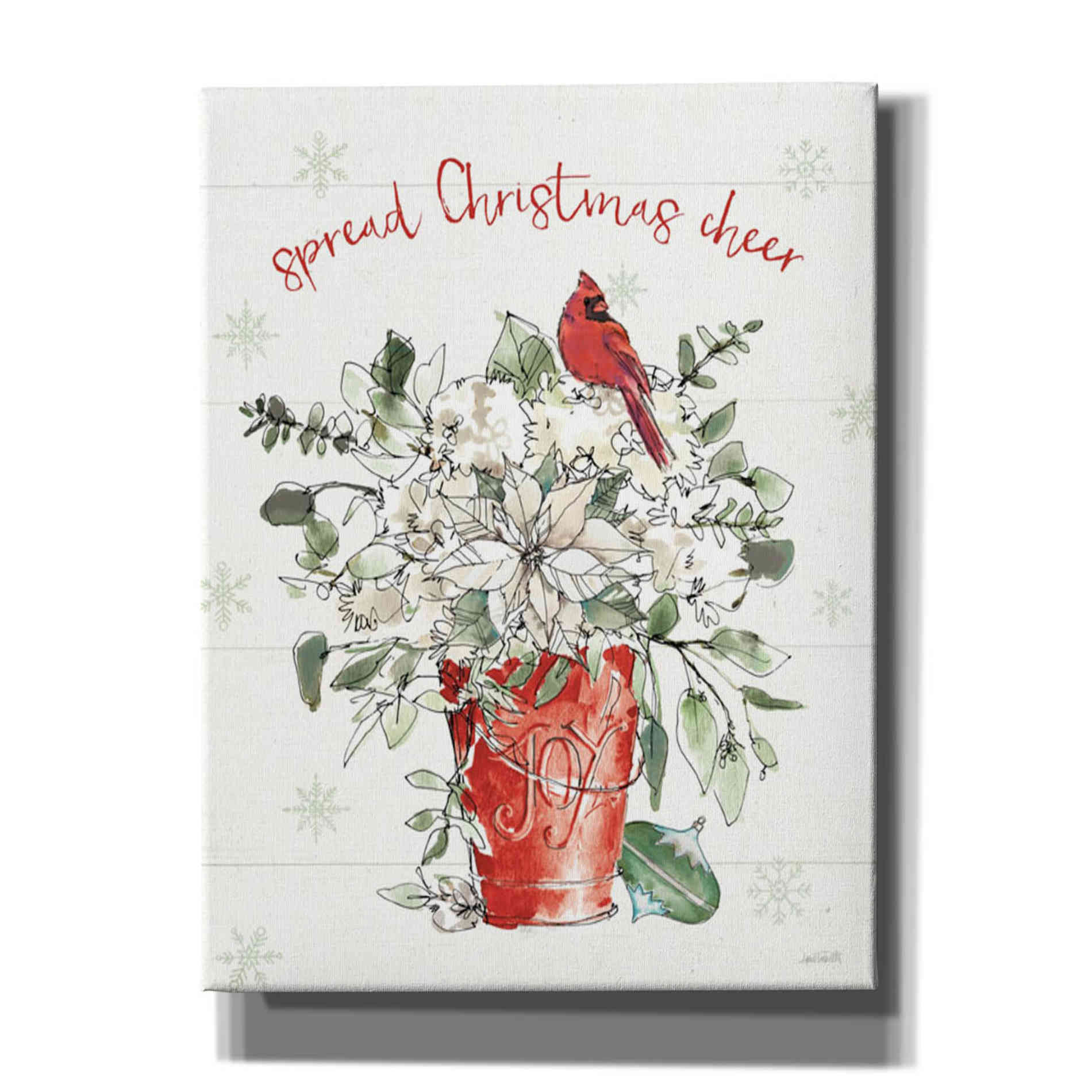 'Modern Farmhouse V Christmas' by Anne Tavoletti, Canvas Wall Art