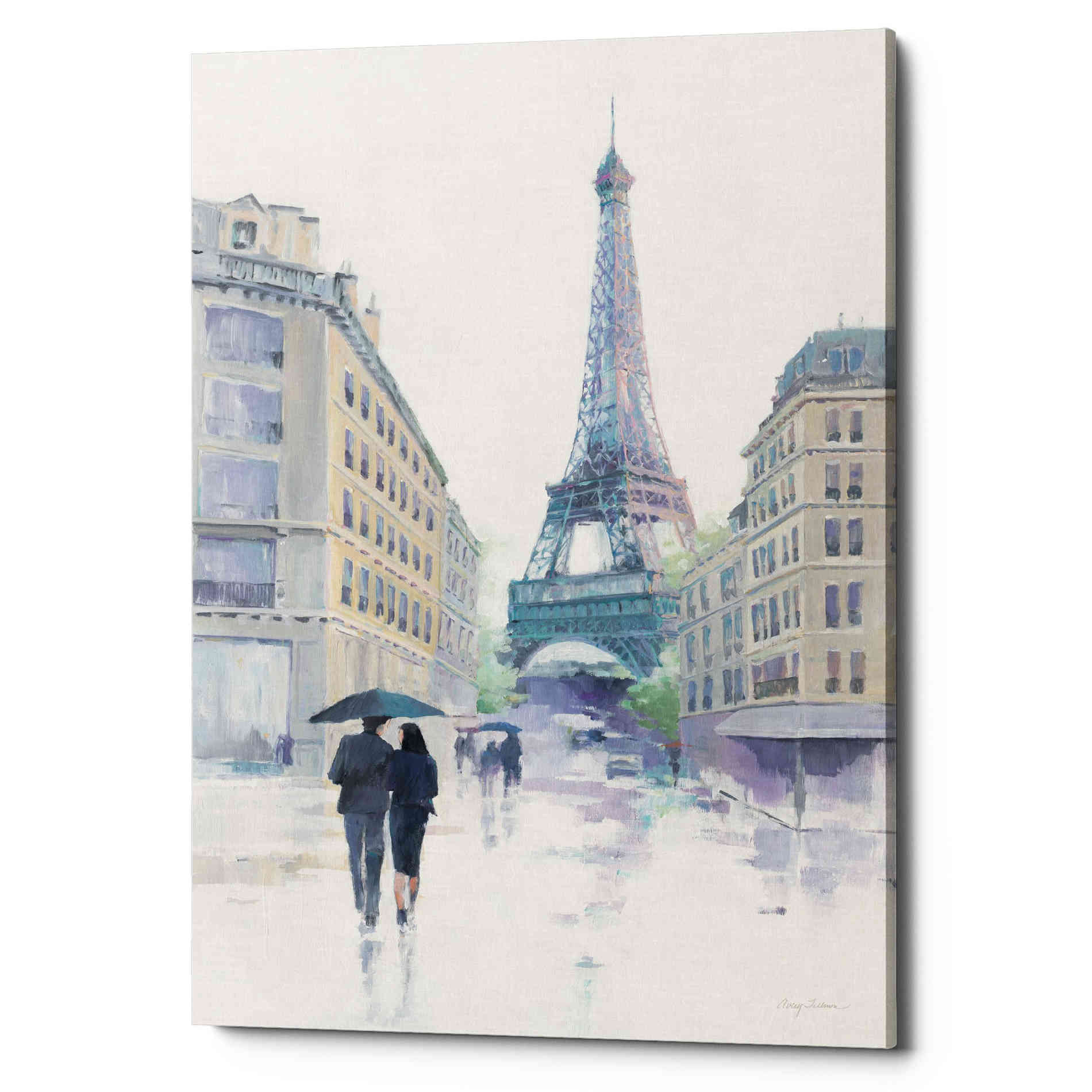 'Walking in the Rain' by Avery Tillmon, Canvas Wall Art