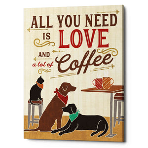 'Coffee and Friends III' by Veronique Charron, Canvas Wall Art