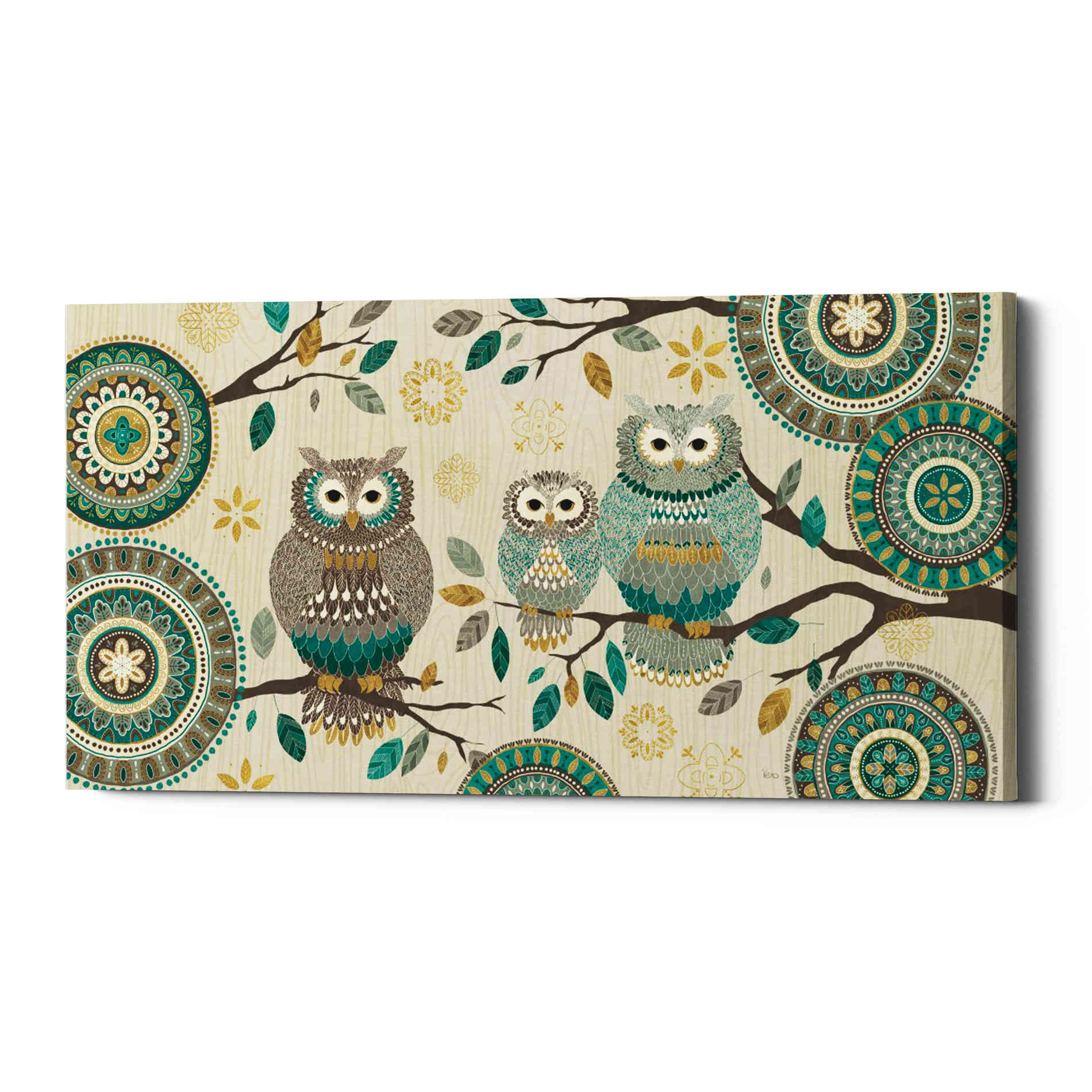 'Cool Feathers V' by Veronique Charron, Canvas Wall Art