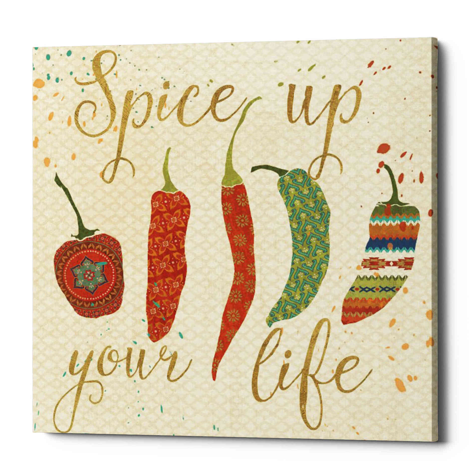 'Mexican Fiesta V' by Veronique Charron, Canvas Wall Art