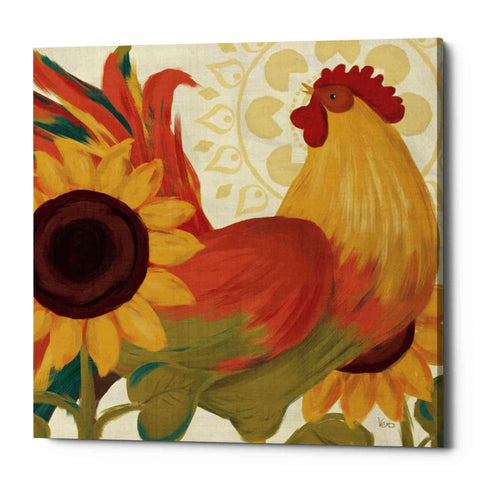 Image of 'Spice Roosters II' by Veronique Charron, Canvas Wall Art