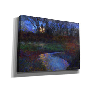 'Moonlit Stream' by Chris Vest, Giclee Canvas Wall Art