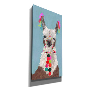 'Adorned Llama I' by Victoria Borges Canvas Wall Art