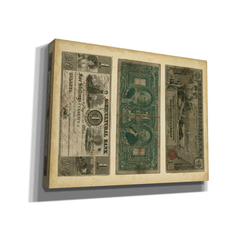 Image of 'Antique Currency V' by Vision Studio Giclee Canvas Wall Art