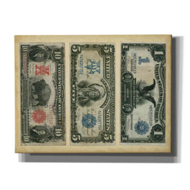 'Antique Currency VI' by Vision Studio Giclee Canvas Wall Art