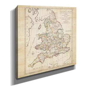 'Towns, Castles & Abbeys in England & Wales' by Unknown Giclee Canvas Wall Art