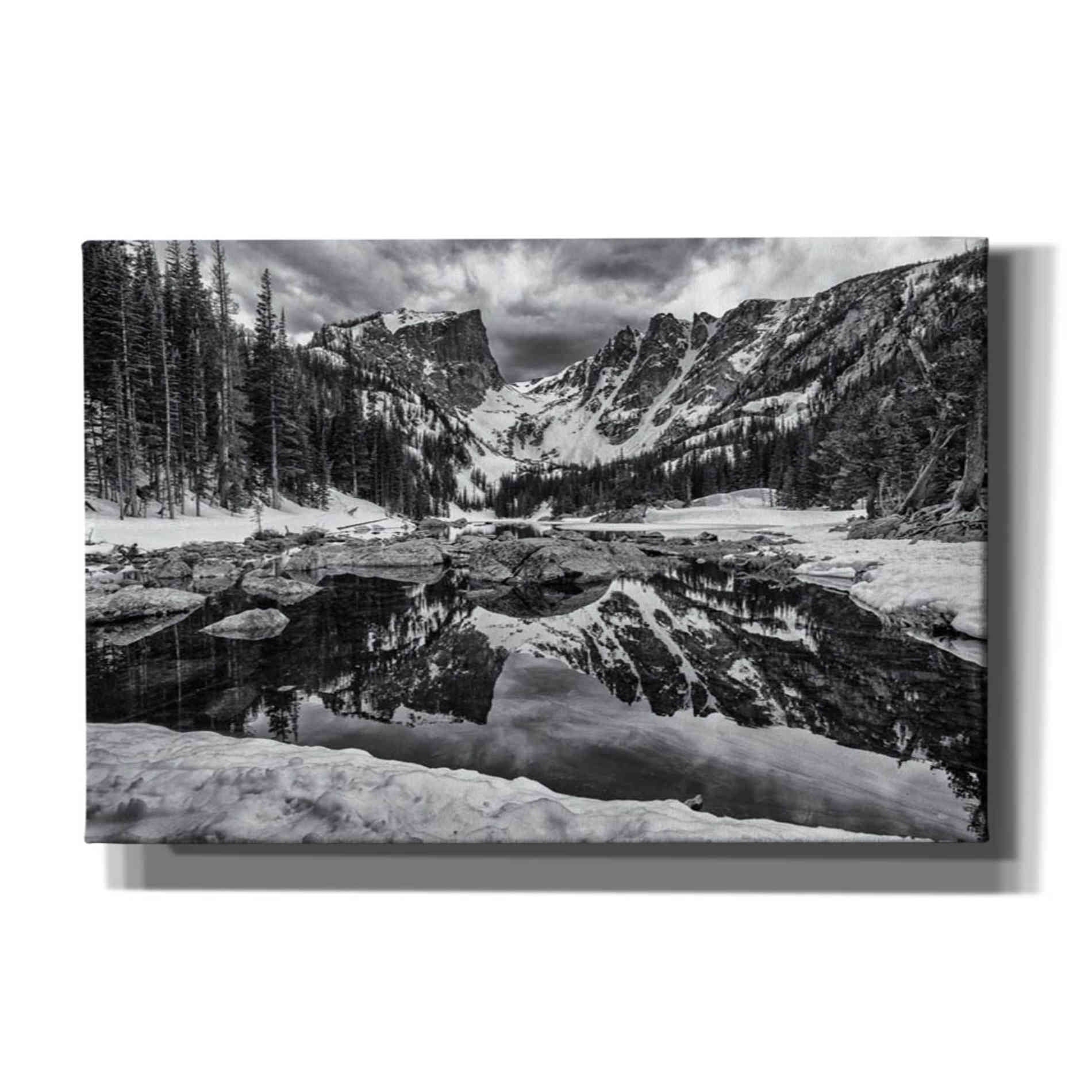 'Dream Lake Morning' by Darren White, Canvas Wall Art