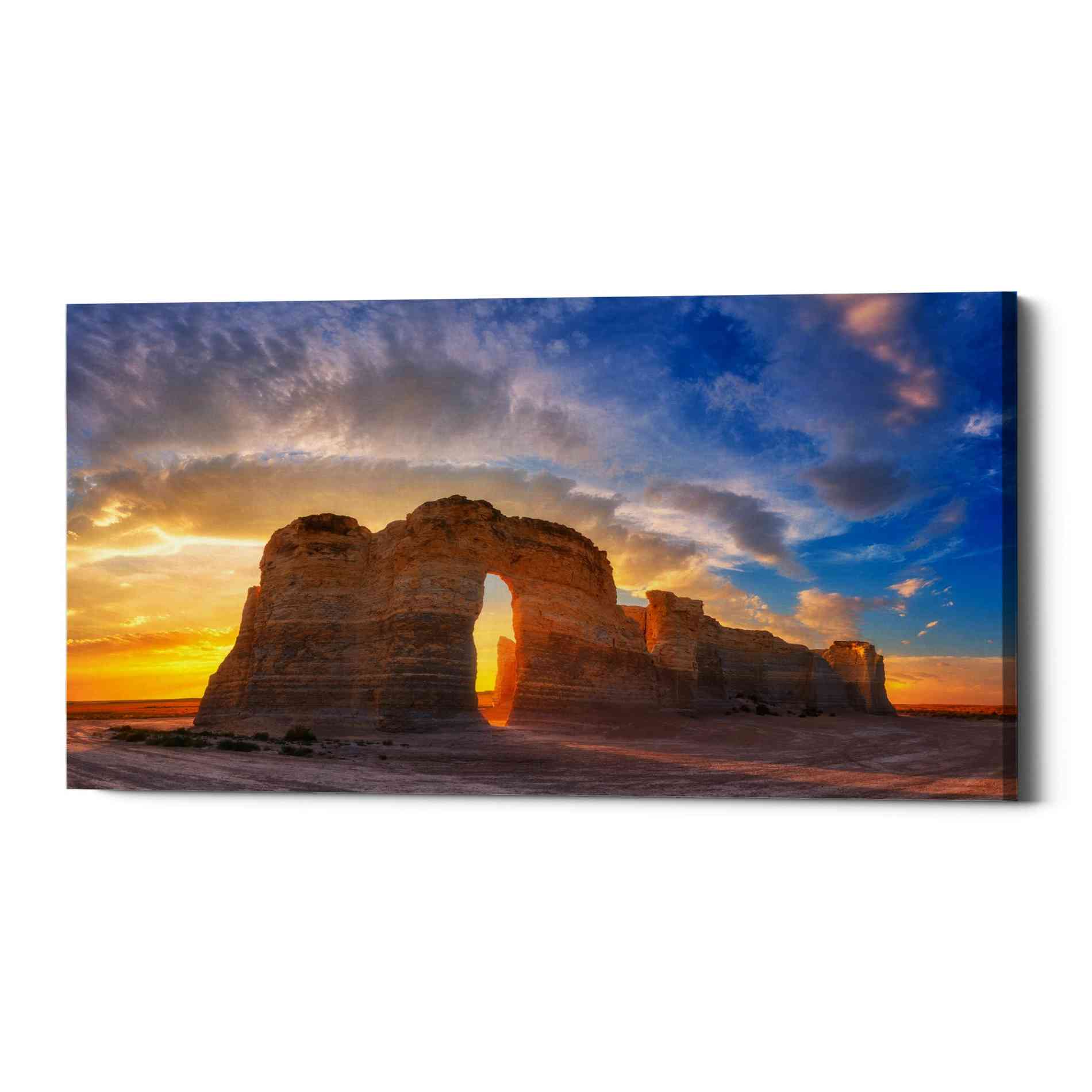 'Kansas Gold' by Darren White, Canvas Wall Art