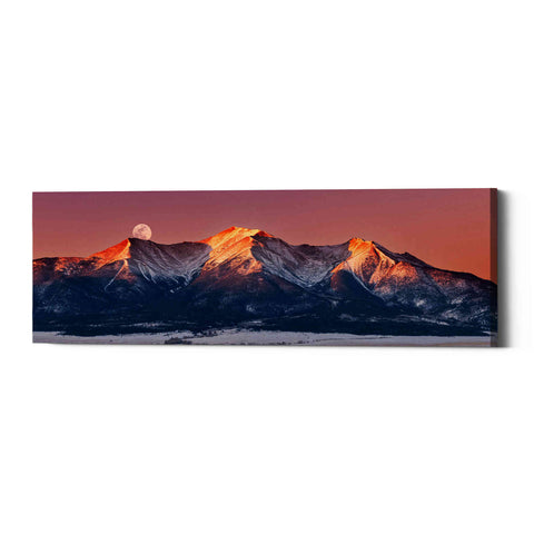 Image of 'Mount Princeton Moonset' by Darren White, Canvas Wall Art