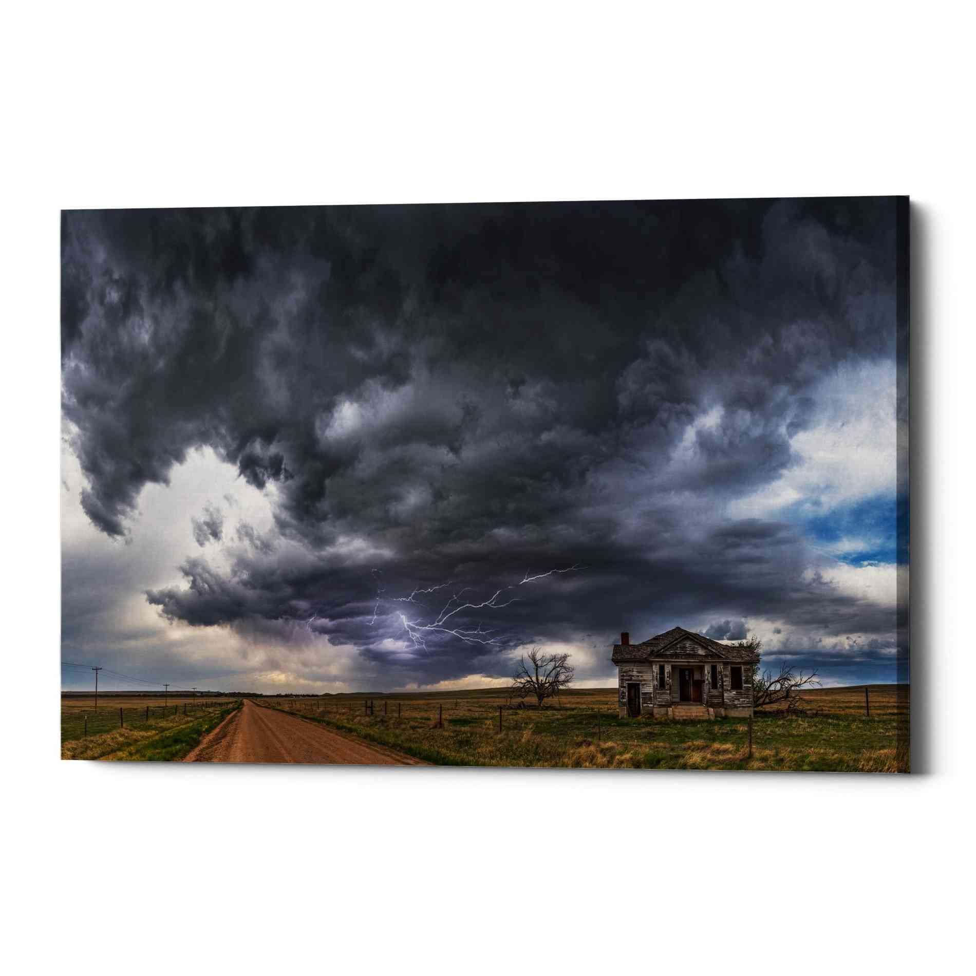 'Pawnee School Storm' by Darren White, Canvas Wall Art