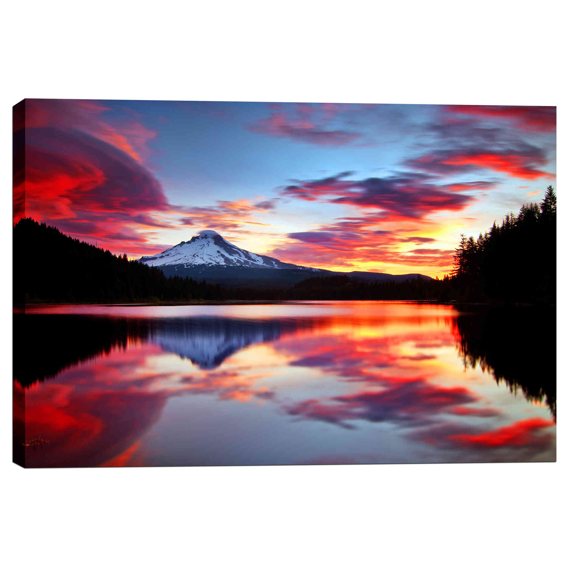 'Sunrise on the Lake' by Darren White, Canvas Wall Art