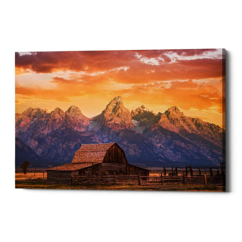 Image of 'Sunrise on the Ranch' by Darren White, Canvas Wall Art
