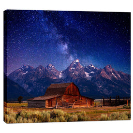 'Teton Nights' by Darren White, Canvas Wall Art