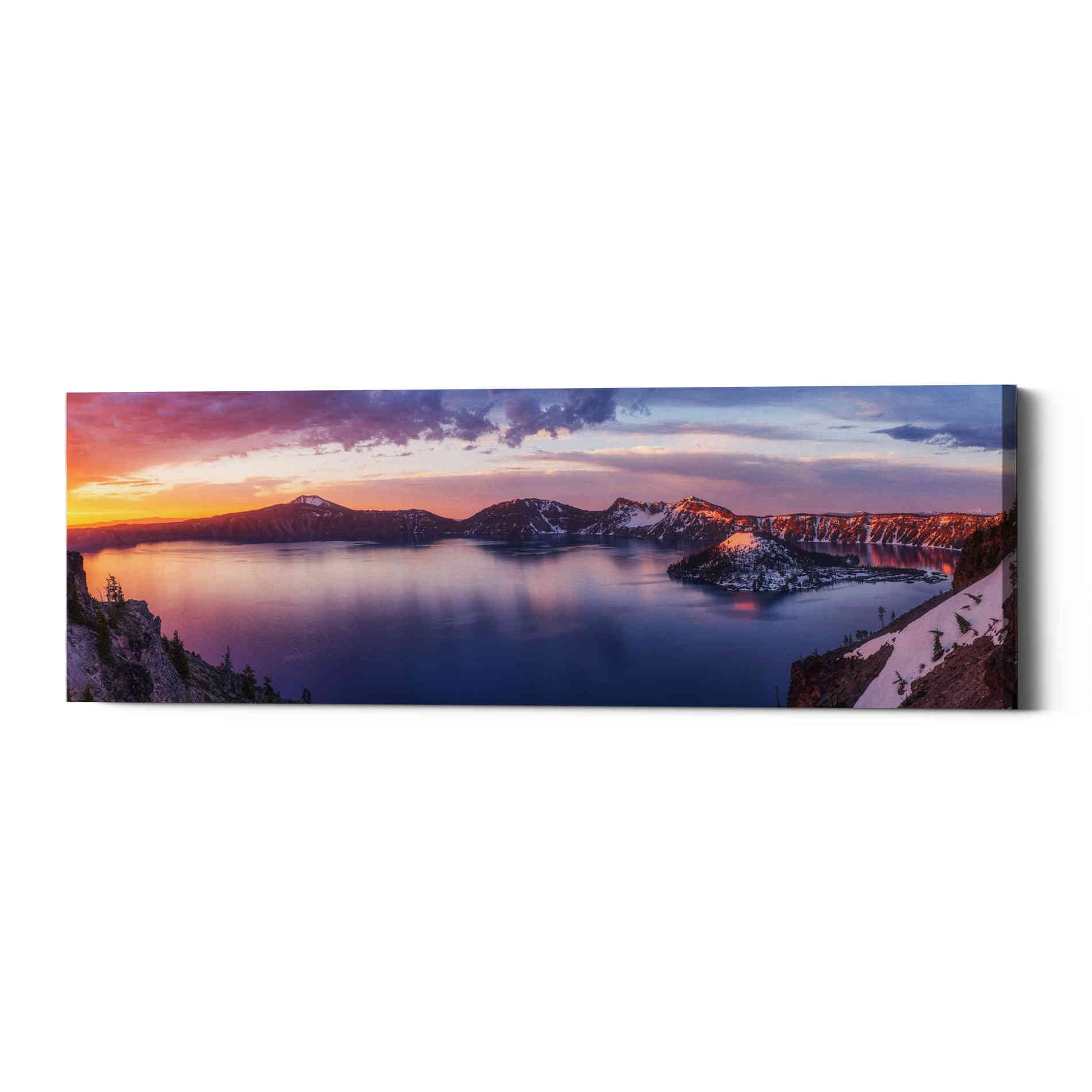 'Volcanic Sunset' by Darren White, Canvas Wall Art
