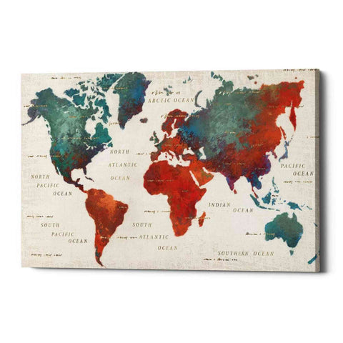 Image of 'Colorful World I' by James Wiens, Canvas Wall Art