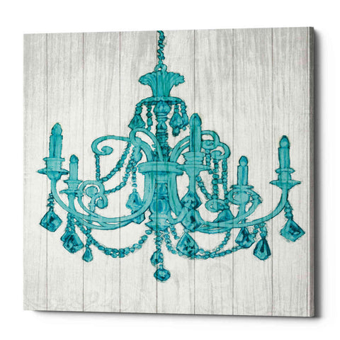 Image of 'Luxurious Lights III Turquoise' by James Wiens, Canvas Wall Art