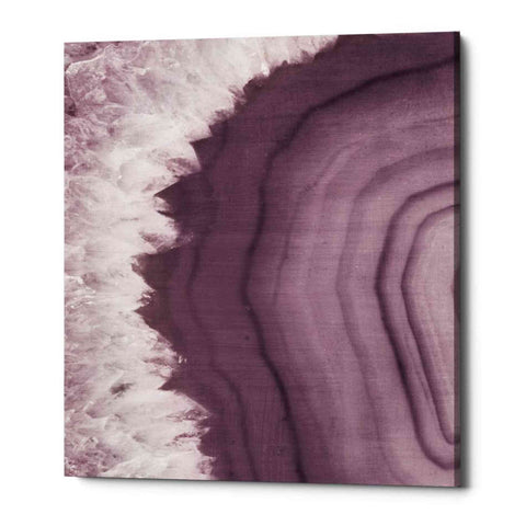 Image of 'Agate Geode I PLUM' by Wild Apple Portfolio, Canvas Wall Art