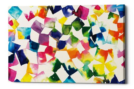 'Colorful Cubes' by Wild Apple Portfolio, Canvas Wall Art