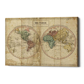 'Old World Eastern Western' by Wild Apple Portfolio, Canvas Wall Art