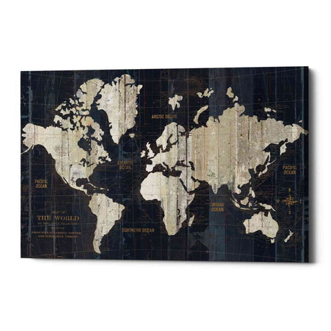 Image of 'Old World Map' by Wild Apple Portfolio, Canvas Wall Art